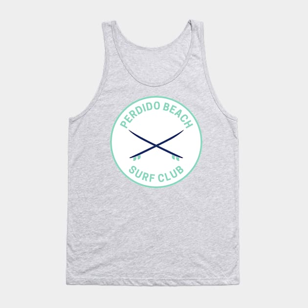 Vintage Perdido Beach Alabama Surf Club Tank Top by fearcity